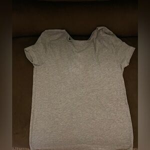 Billabong open back grey t-shirt